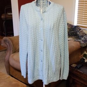 🌹BLUE BAYOU❣️Baby blue cardigan sweater 💚